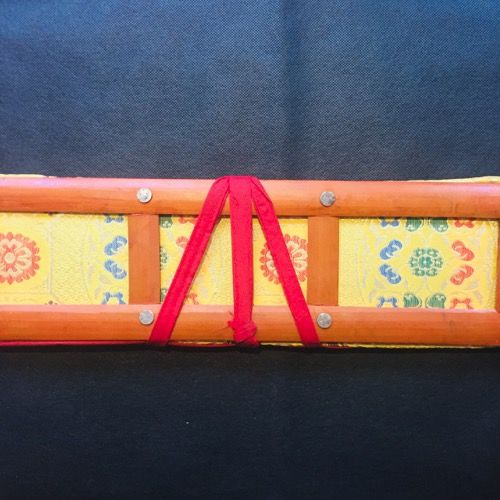 Porte-texte en bambou jaune