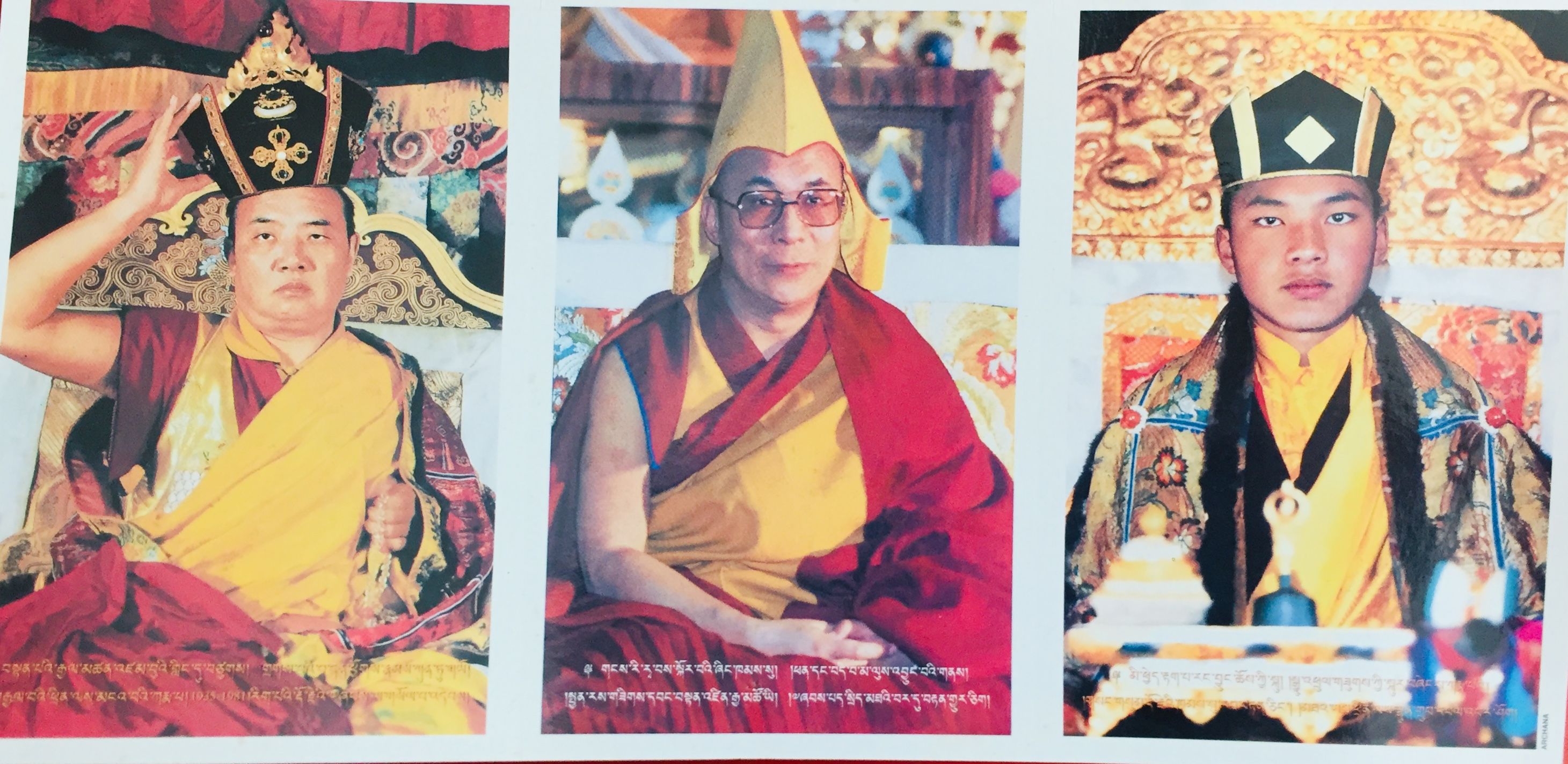 HH Karmapa XVI & XVII & Dalai Lama