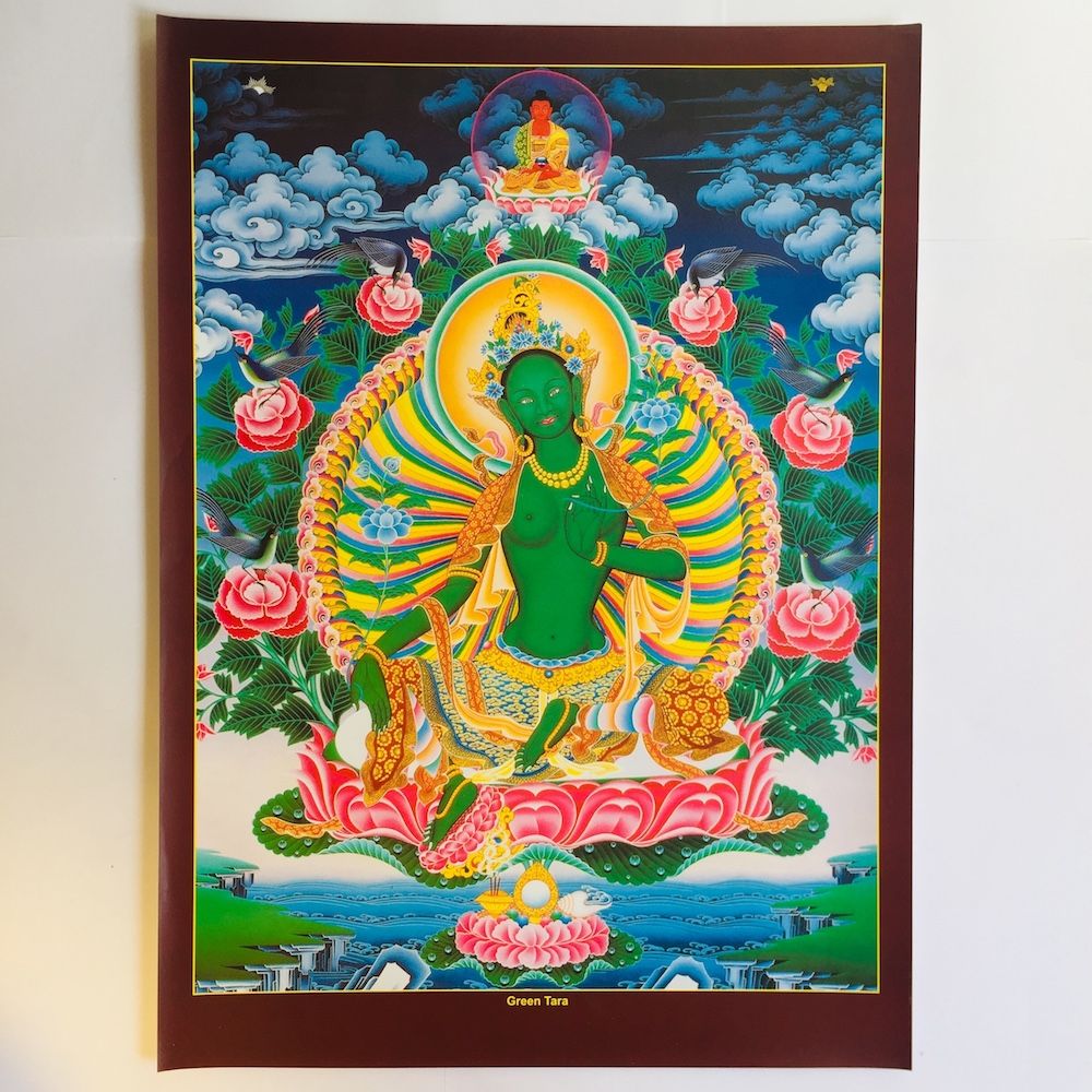 Green Tara poster 